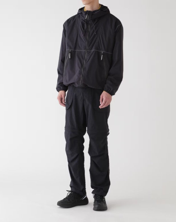 and wander / Ny taffeta hiker 2way pants