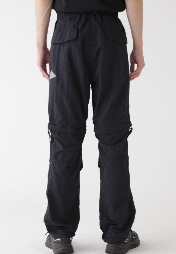 and wander / Ny taffeta hiker 2way pants