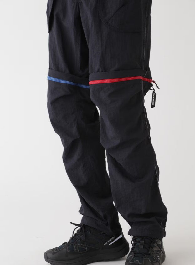 and wander / Ny taffeta hiker 2way pants