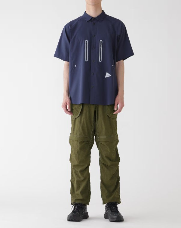 and wander / Ny taffeta hiker 2way pants