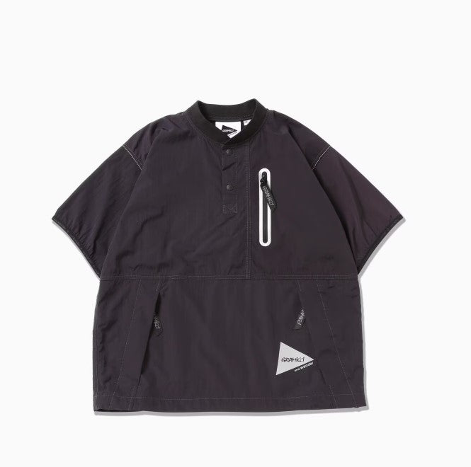 and wander / gramicci x andwander PATCHWORK WIND TEE
