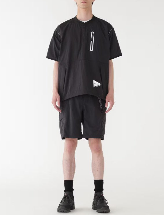 and wander / gramicci x andwander PATCHWORK WIND TEE