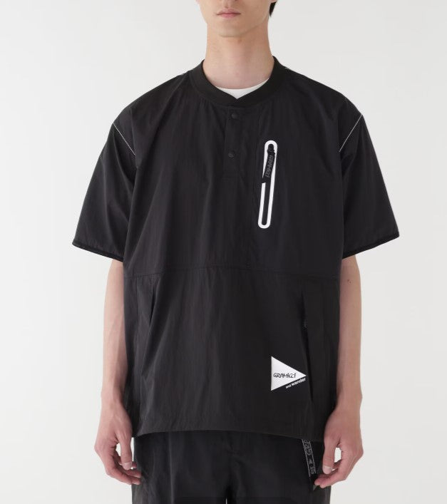 and wander / gramicci x andwander PATCHWORK WIND TEE