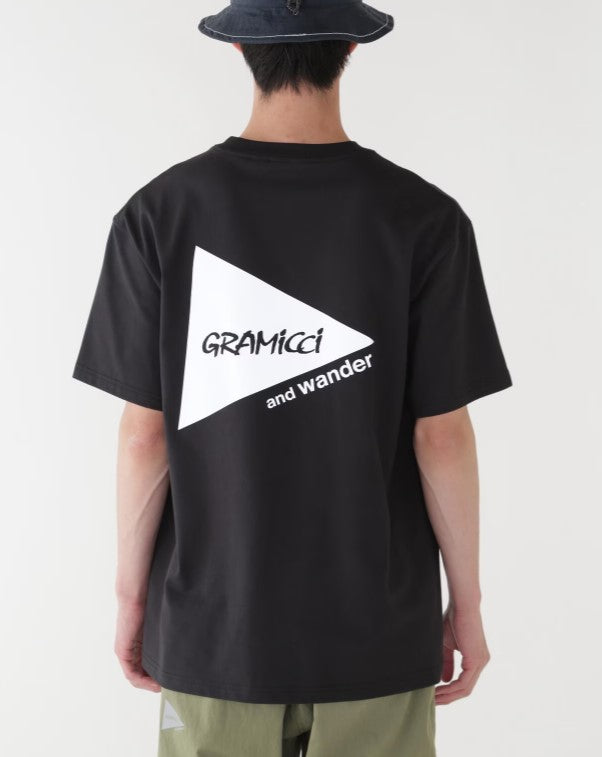 and wander / gramicci x andwander BACKPRINT TEE