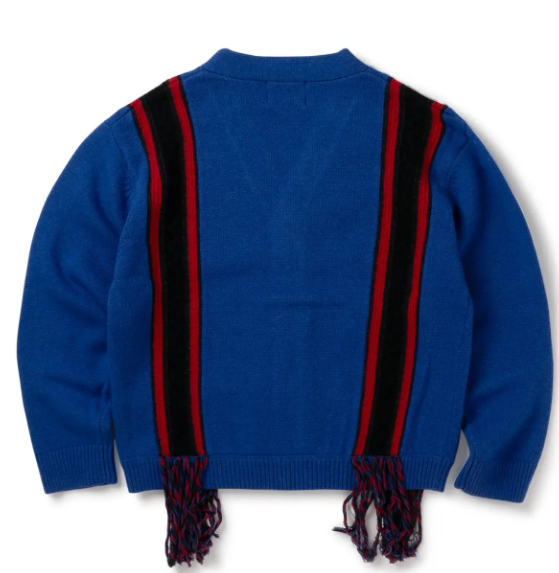 SON OF THE CHEESE / FRINGE KNIT CARDIGAN