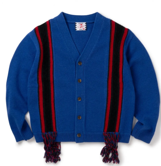 SON OF THE CHEESE / FRINGE KNIT CARDIGAN