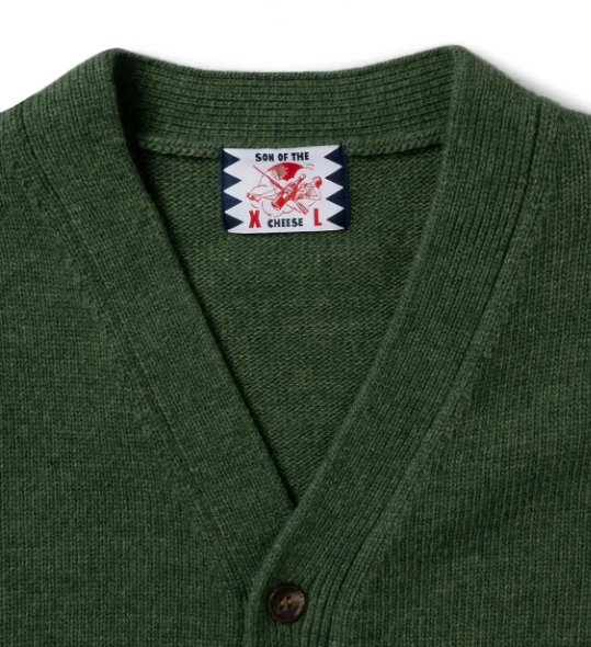 SON OF THE CHEESE / FRINGE KNIT CARDIGAN