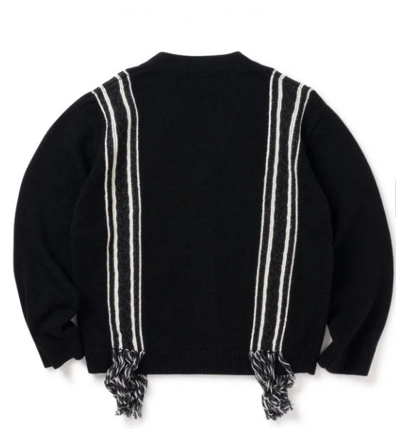 SON OF THE CHEESE / FRINGE KNIT CARDIGAN