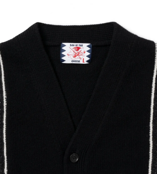 SON OF THE CHEESE / FRINGE KNIT CARDIGAN