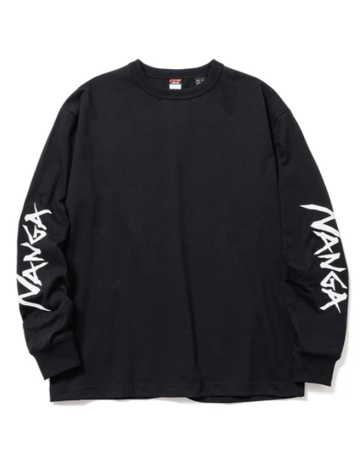 NANGA / ECO HYBRID SLV LOGO L∕S TEE