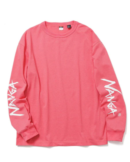NANGA / ECO HYBRID SLV LOGO L∕S TEE