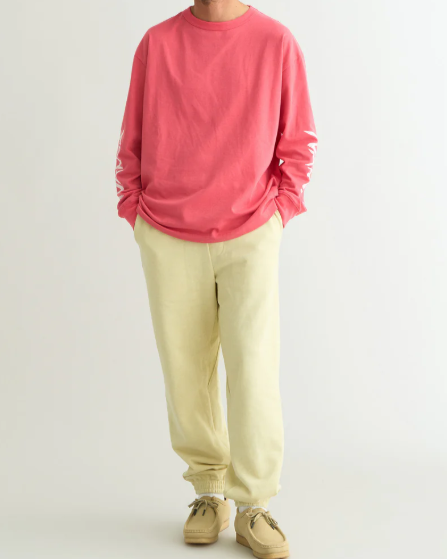 NANGA / ECO HYBRID SLV LOGO L∕S TEE