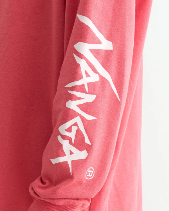 NANGA / ECO HYBRID SLV LOGO L∕S TEE