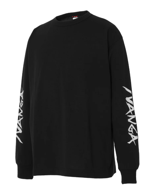 NANGA / ECO HYBRID SLV LOGO L∕S TEE
