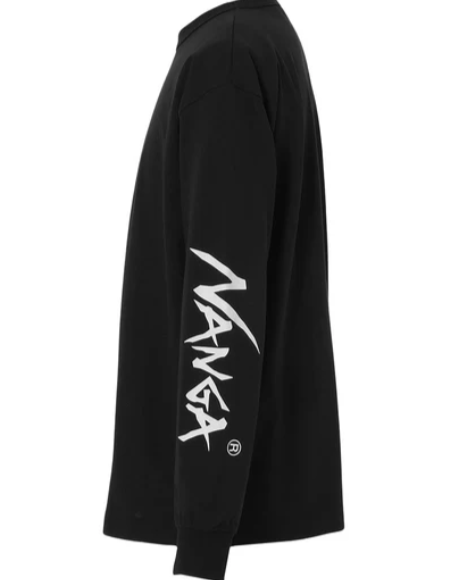 NANGA / ECO HYBRID SLV LOGO L∕S TEE