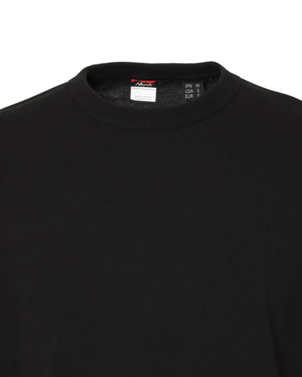 NANGA / ECO HYBRID SLV LOGO L∕S TEE