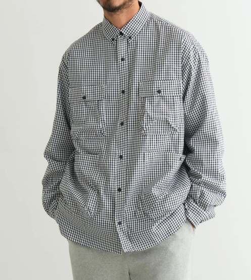 NANGA / GINGHAM CHECK CAMP SHIRT