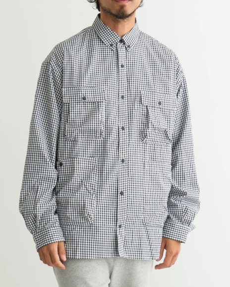 NANGA / GINGHAM CHECK CAMP SHIRT