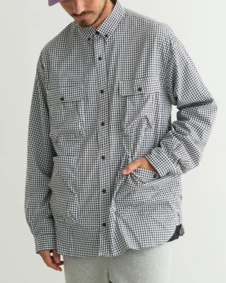 NANGA / GINGHAM CHECK CAMP SHIRT