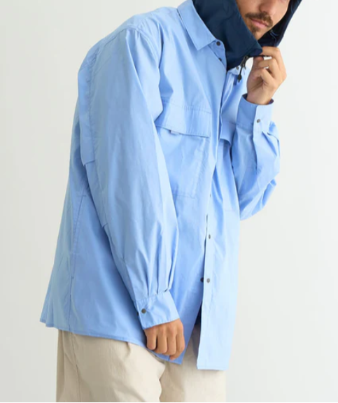 NANGA / W POCKET T/C BOX SHIRT(MEN)