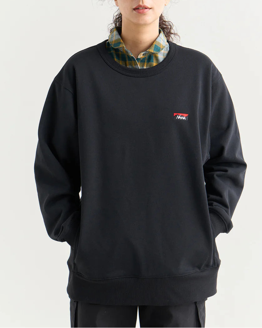 NANGA / ECO HYBRID MINI BOX LOGO EMBROIDERY SWEATSHIRT