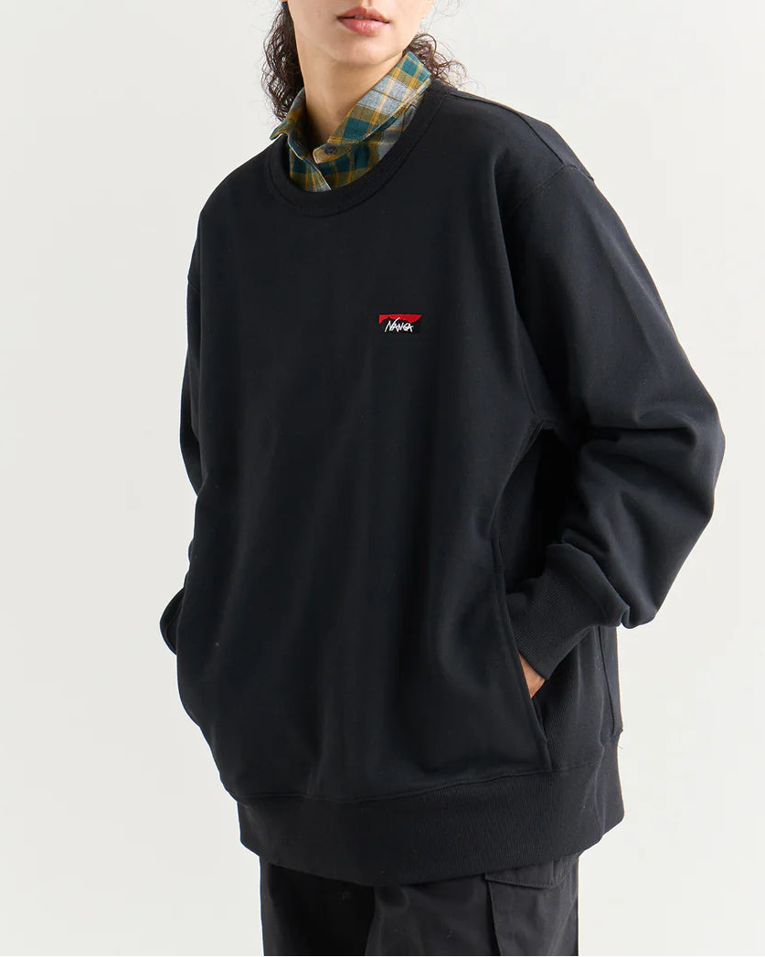 NANGA / ECO HYBRID MINI BOX LOGO EMBROIDERY SWEATSHIRT