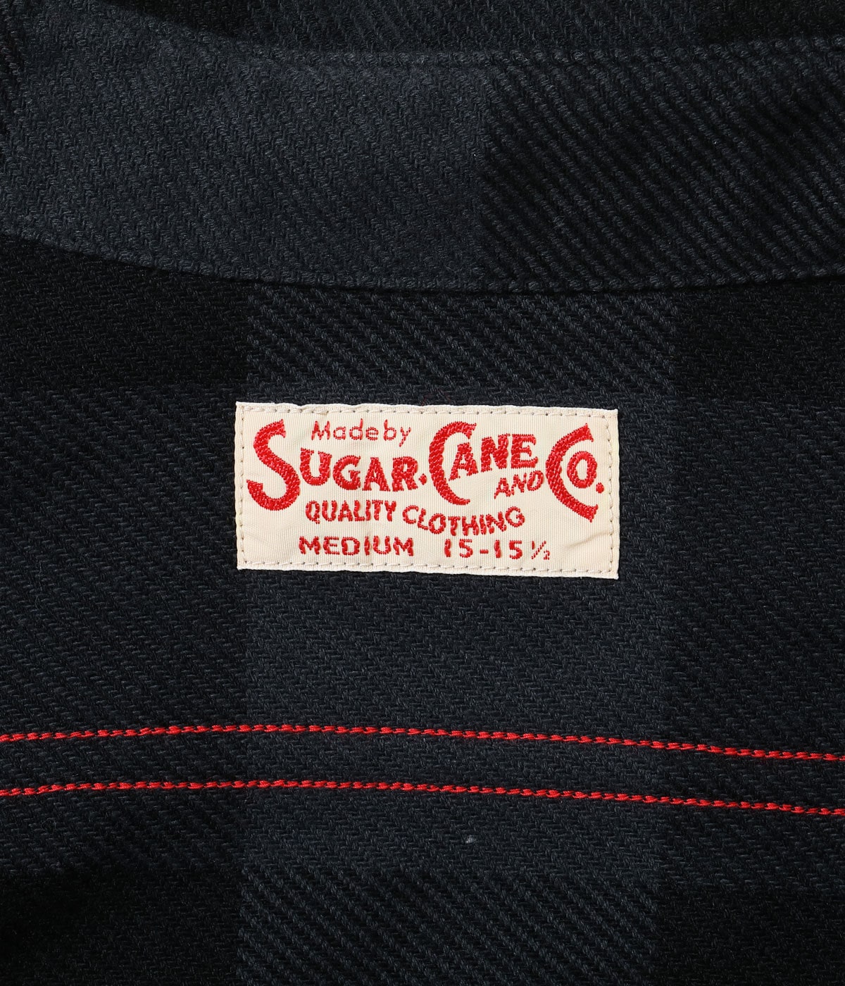 SUGAR CANE / Lot No. SC29557 / TWILL CHECK WORK SHIRT