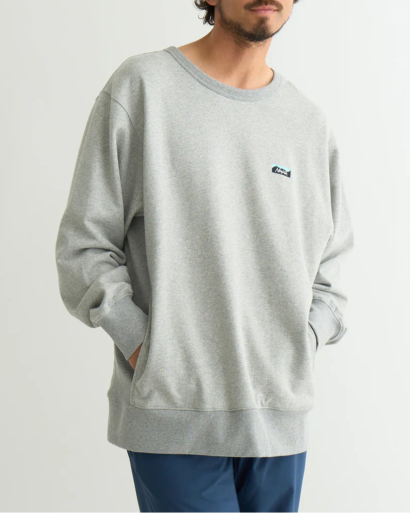 NANGA / ECO HYBRID MINI BOX LOGO EMBROIDERY SWEATSHIRT