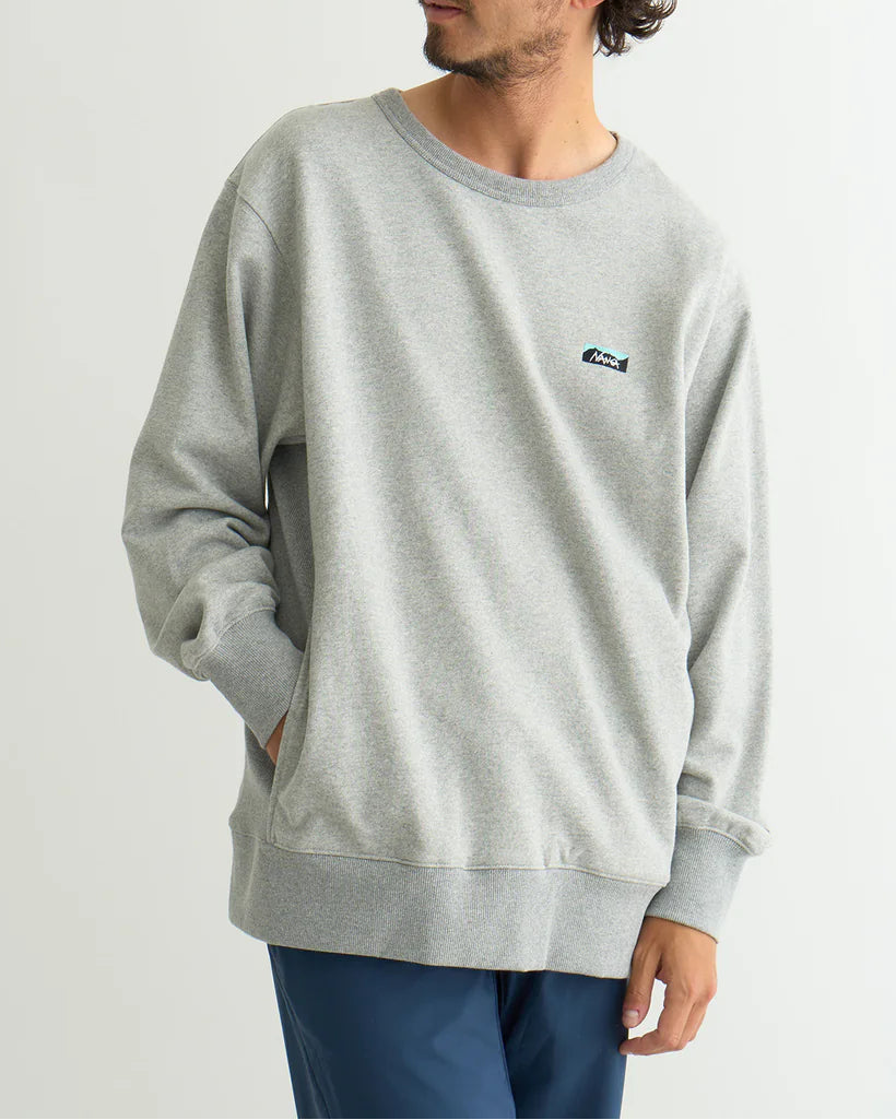 NANGA / ECO HYBRID MINI BOX LOGO EMBROIDERY SWEATSHIRT