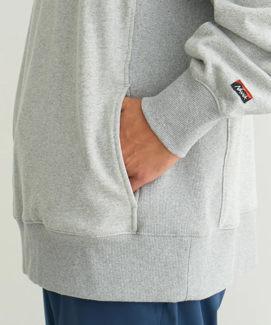 NANGA / ECO HYBRID MINI BOX LOGO EMBROIDERY SWEATSHIRT
