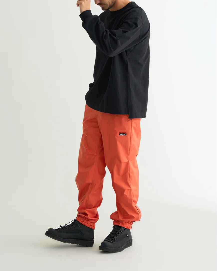 NANGA / ECO HYBRID BOX LOGO EMBROIDERY L/S TEE(UNISEX)