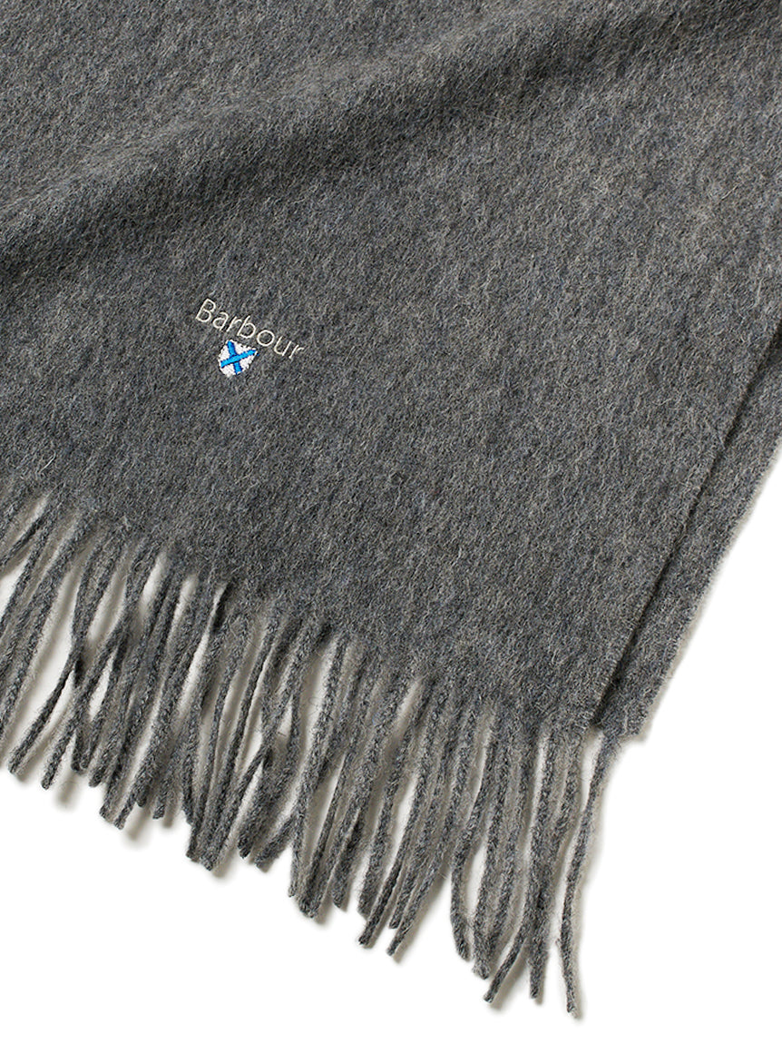 Barbour / plain lambswool scarf