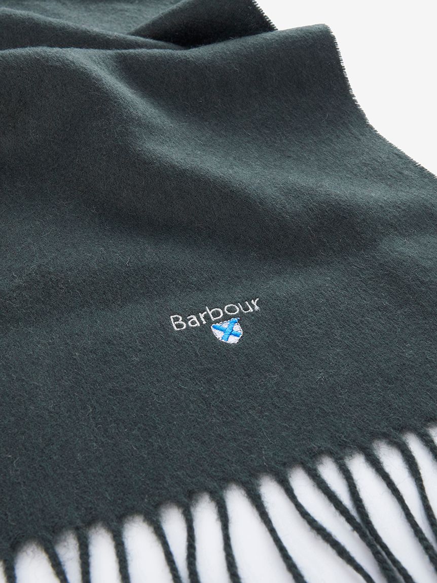 Barbour / plain lambswool scarf