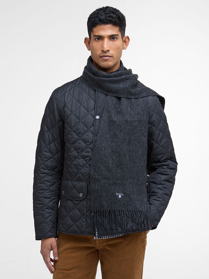 Barbour / plain lambswool scarf