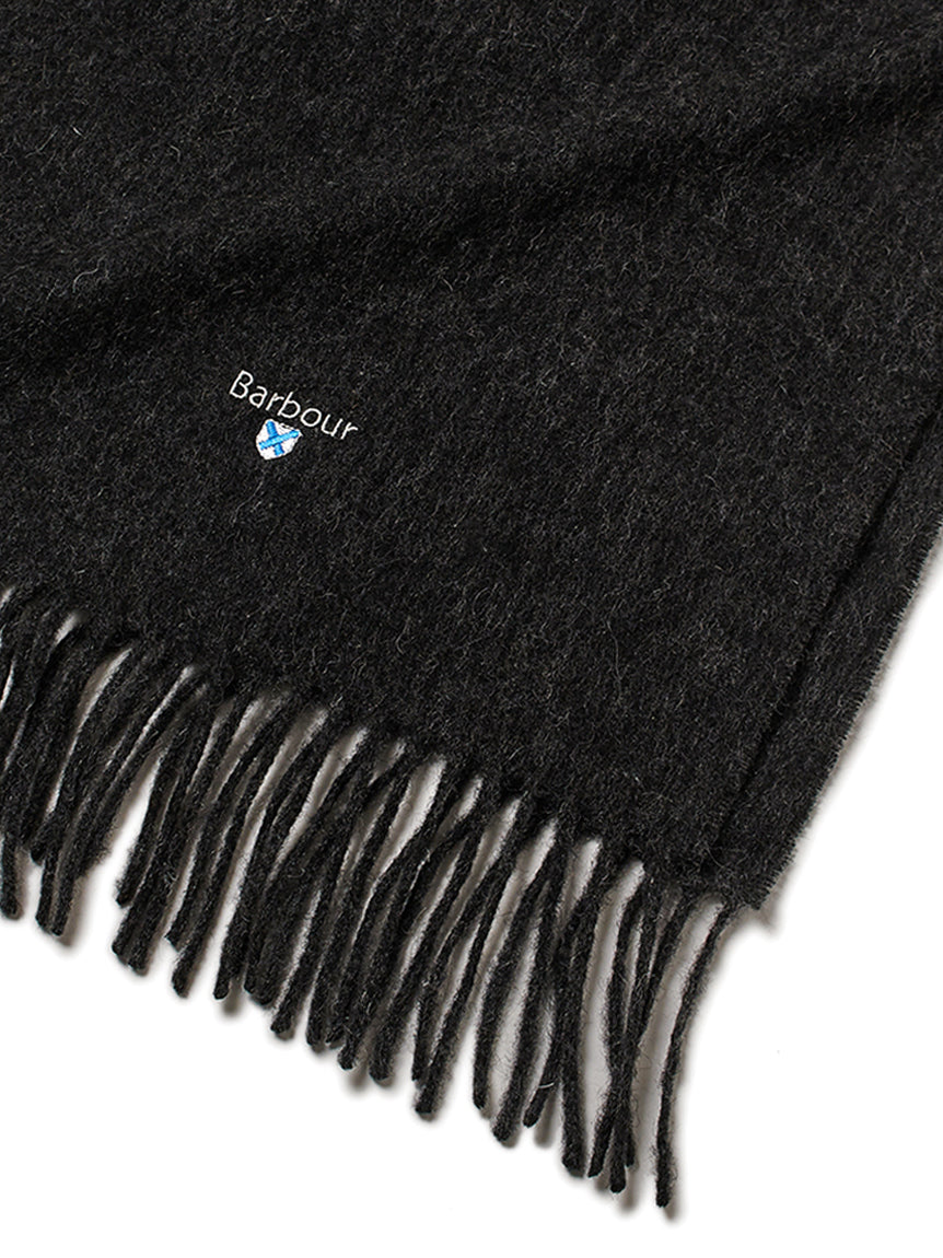 Barbour / plain lambswool scarf