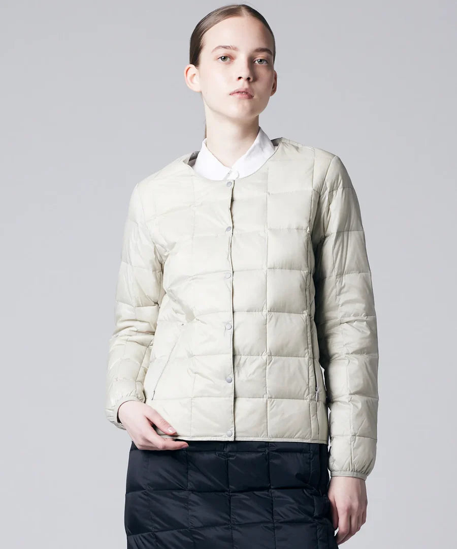 TAION / 【WOMEN】CREW NECK BUTTON DOWN JKT