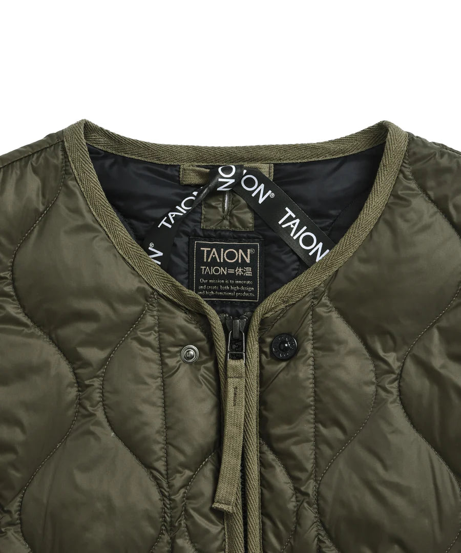 TAION / 【WOMEN】MILITARY M65 LINER W-ZIP SHORT DOWN JKT(SOFT SHELL)
