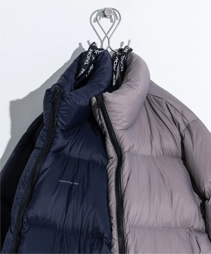 TAION / SOFT-SHELL VOLUME DOWN JACKET