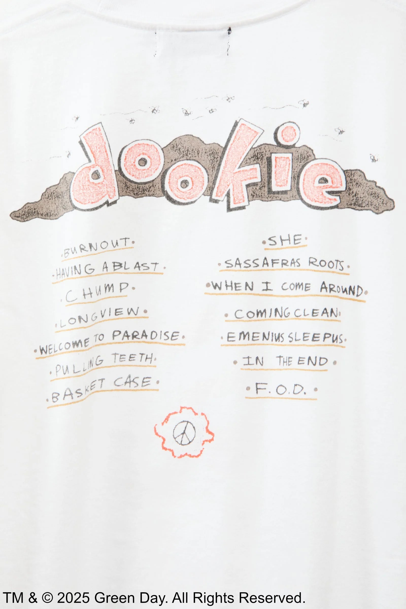 GOOD ROCK SPEED / GREEN DAY DOOKIE T-SHIRT