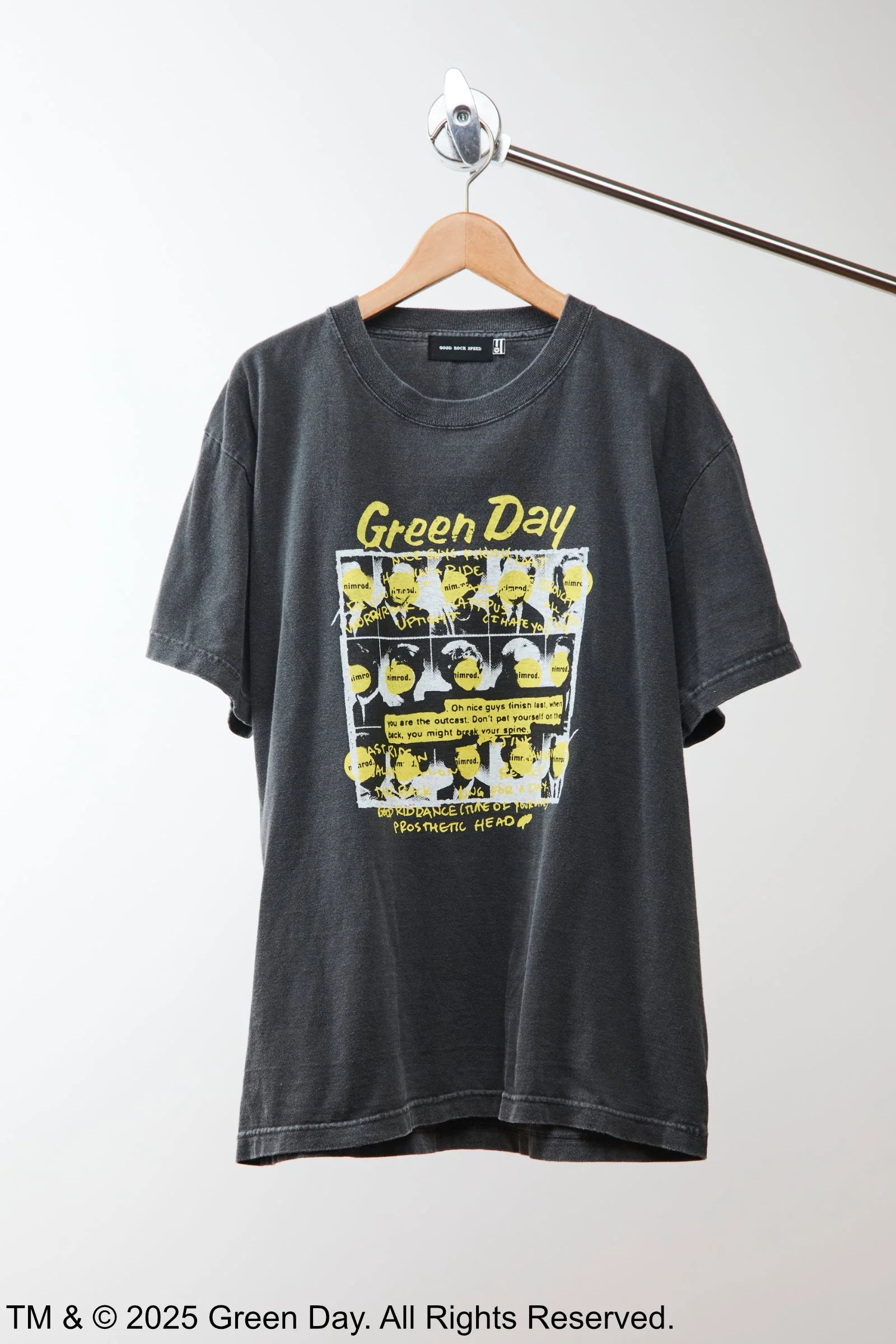 GOOD ROCK SPEED / GREEN DAY NIMROD T-SHIRT