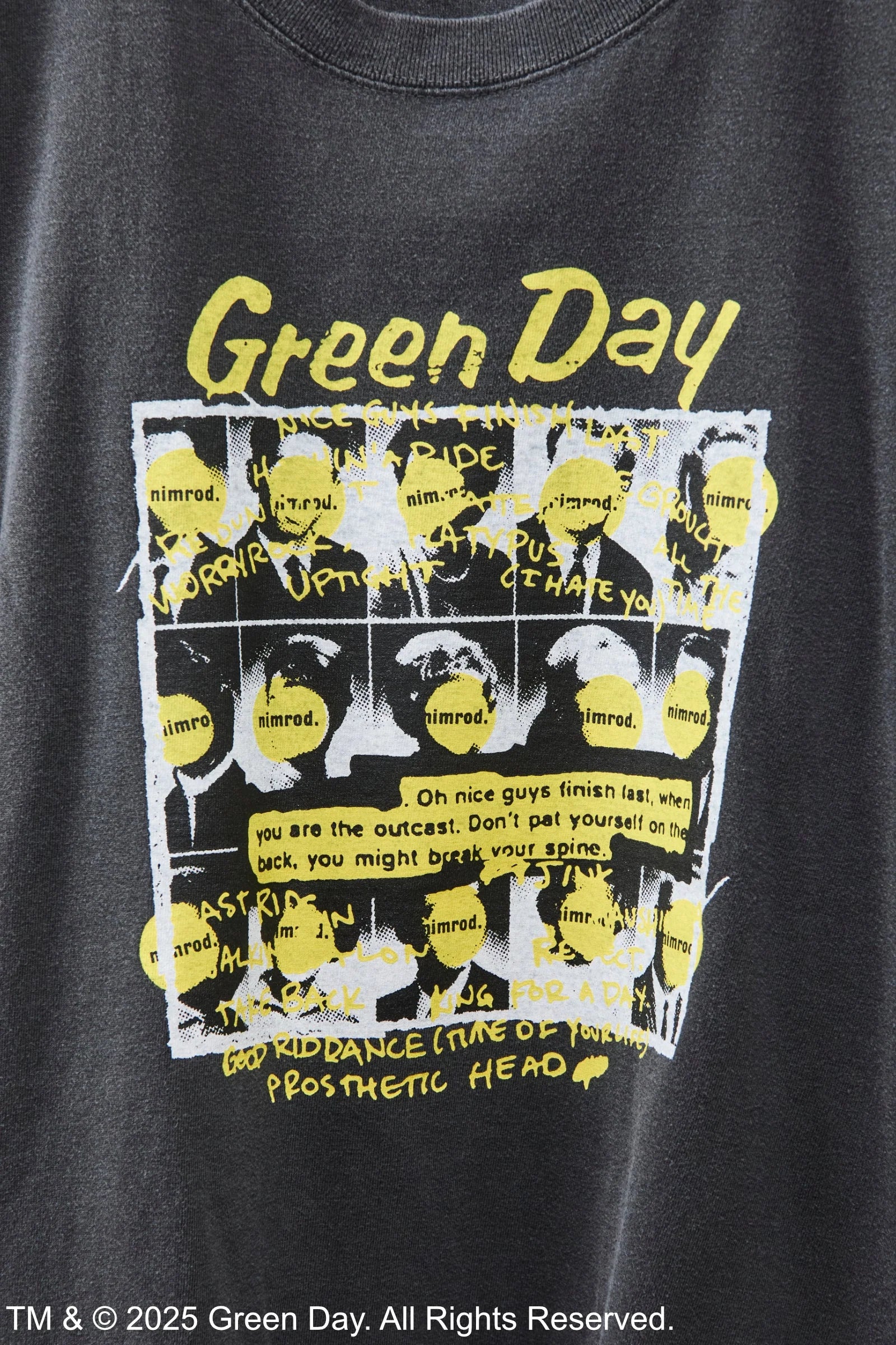GOOD ROCK SPEED / GREEN DAY NIMROD T-SHIRT