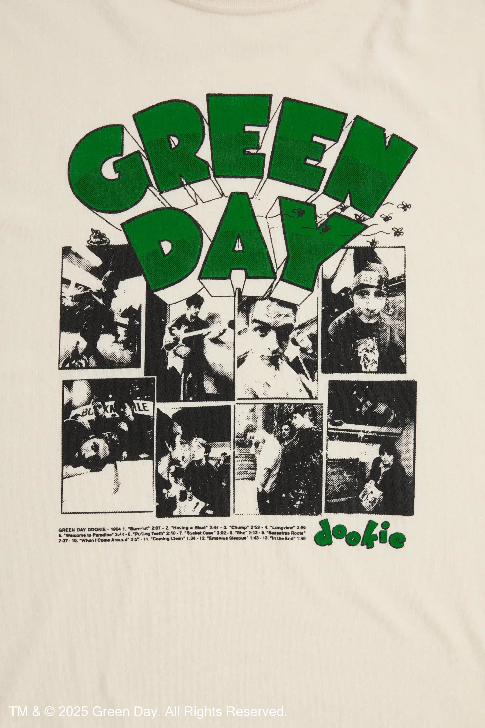 GOOD ROCK SPEED / GREEN DAY DOOKIE BIG T-SHIRT