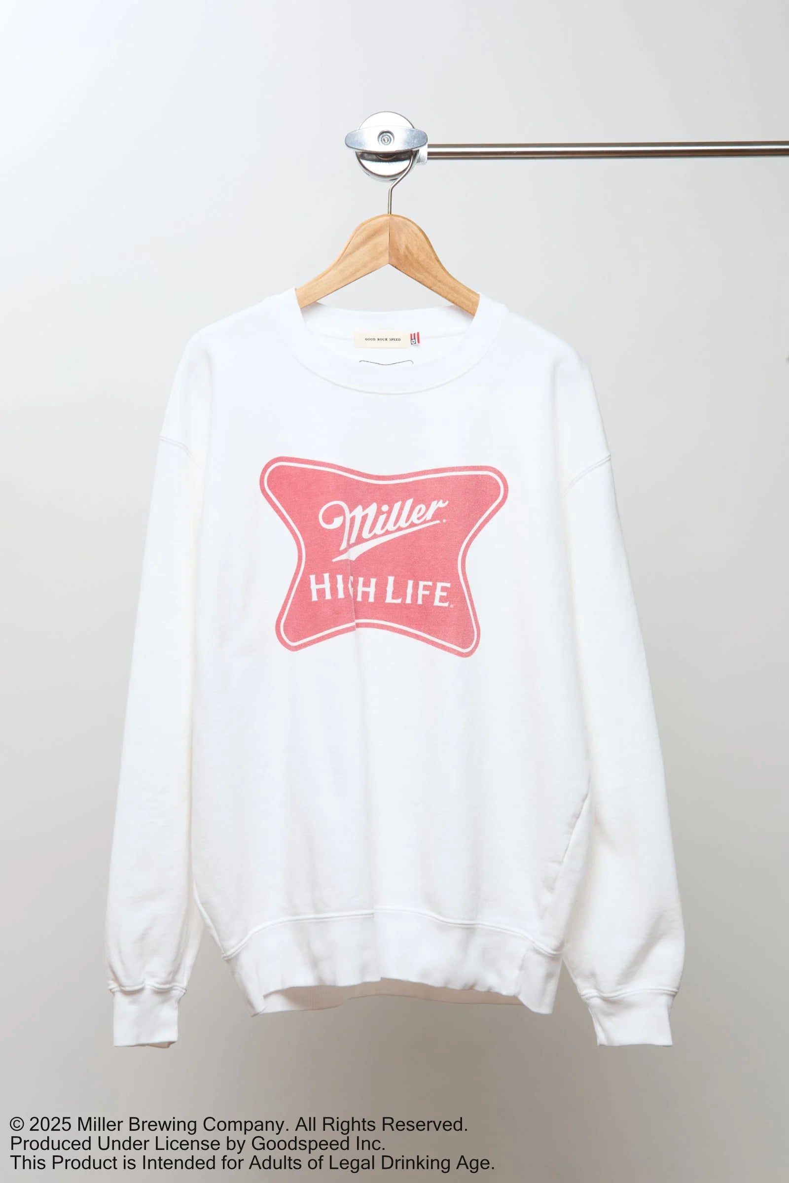 GOOD ROCK SPEED / MILLER LOGO SWEAT