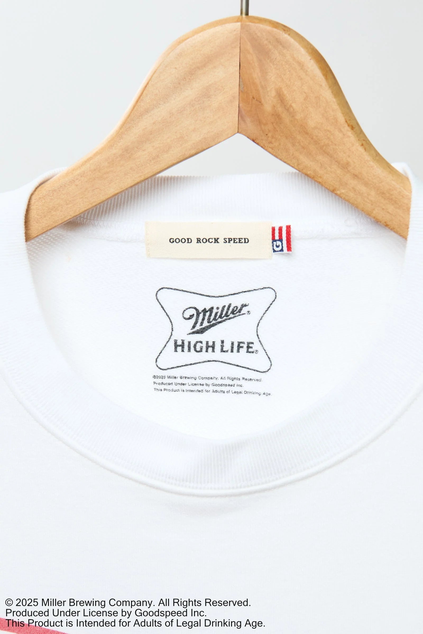GOOD ROCK SPEED / MILLER LOGO SWEAT