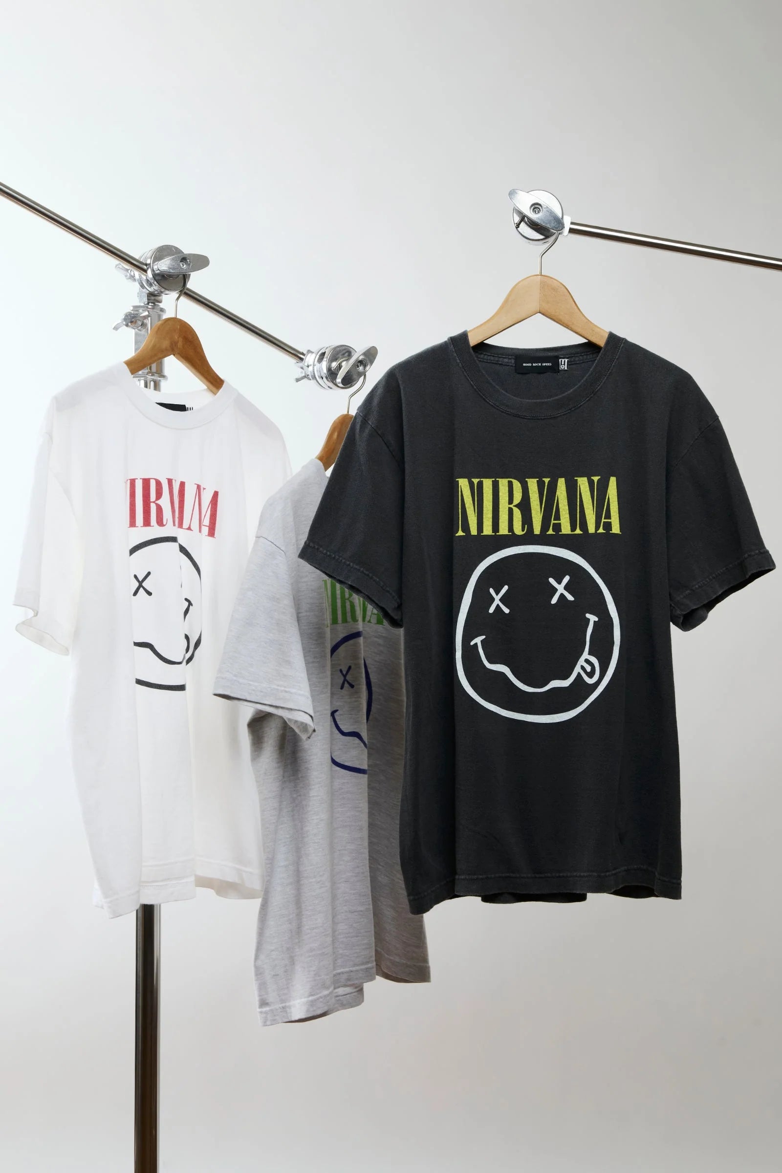 GOOD ROCK SPEED / NIRVANA SMILE T-SHIRT