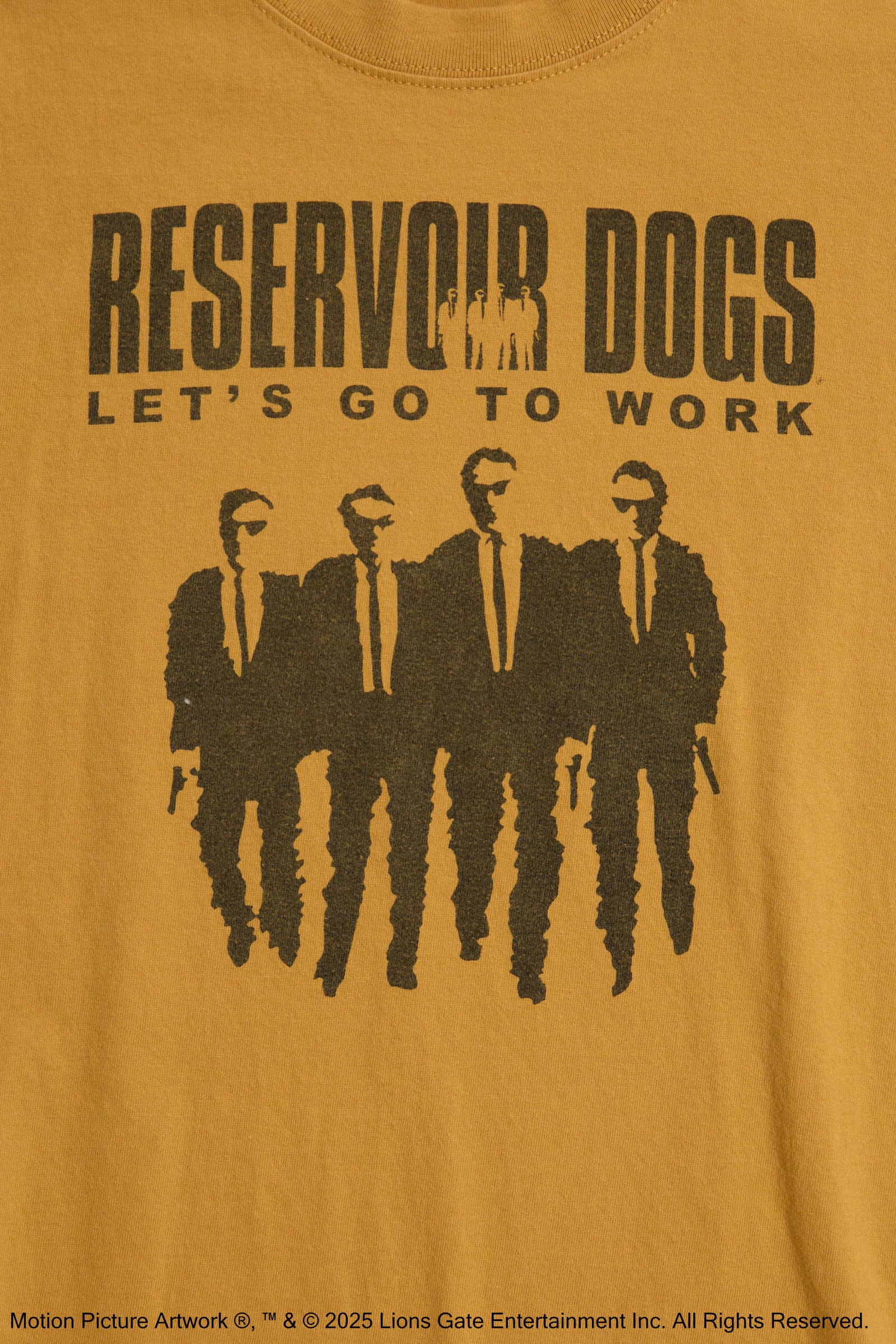 GOOD ROCK SPEED / RESERVOIR DOGS PIGMENT ART T-SHIRT
