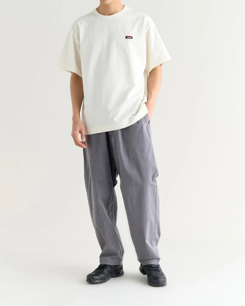 NANGA / ECO HYBRID BOX LOGO EMBROIDERY TEE