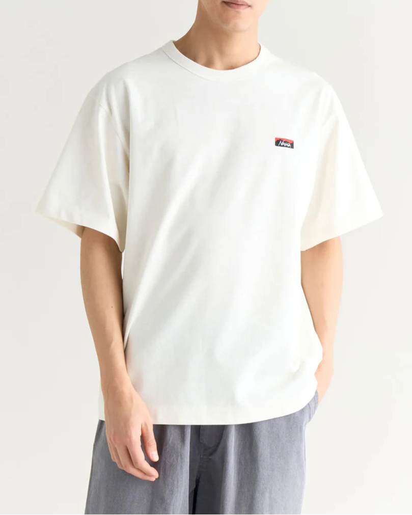 NANGA / ECO HYBRID BOX LOGO EMBROIDERY TEE