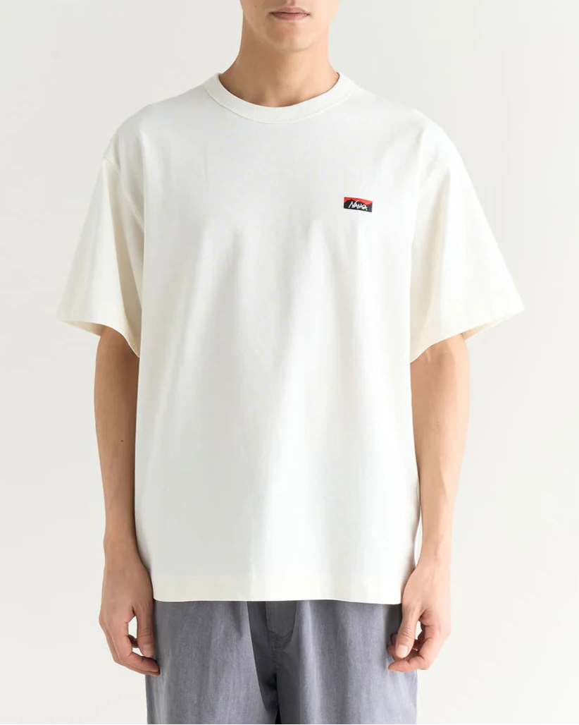 NANGA / ECO HYBRID BOX LOGO EMBROIDERY TEE