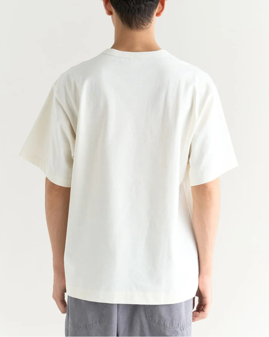 NANGA / ECO HYBRID BOX LOGO EMBROIDERY TEE